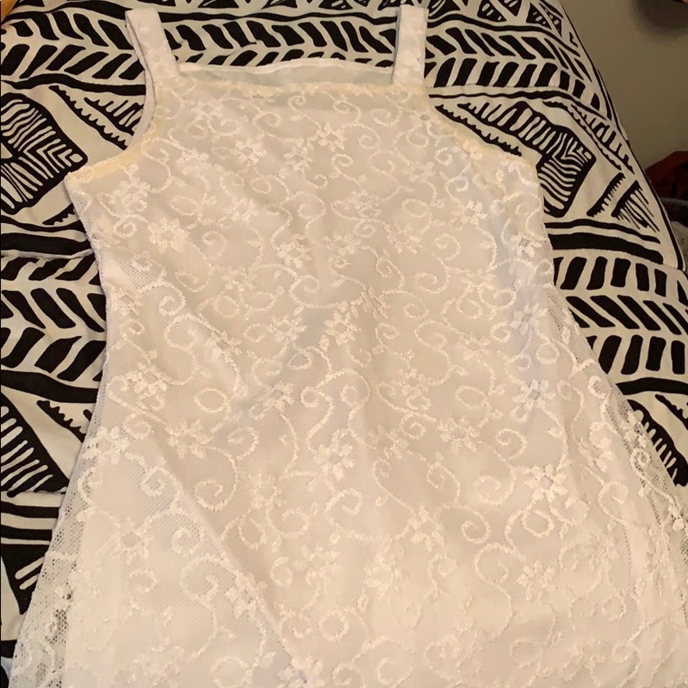 Floral lace dress